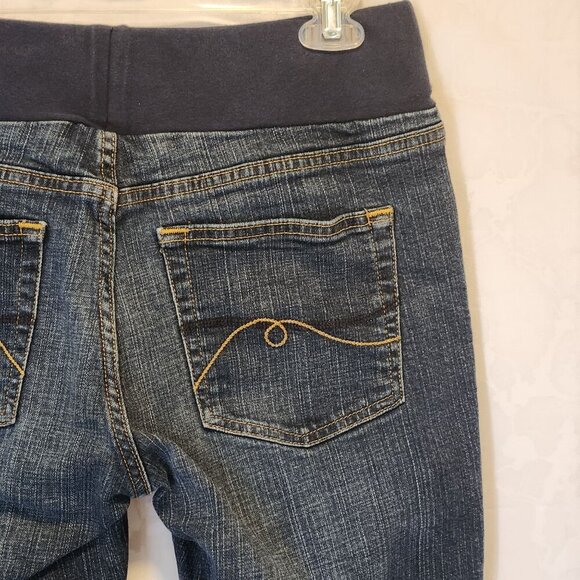 Motherhood Maternity Jeans Dark Wash Stretch Straight Leg Women's Small - Picture 5 of 8